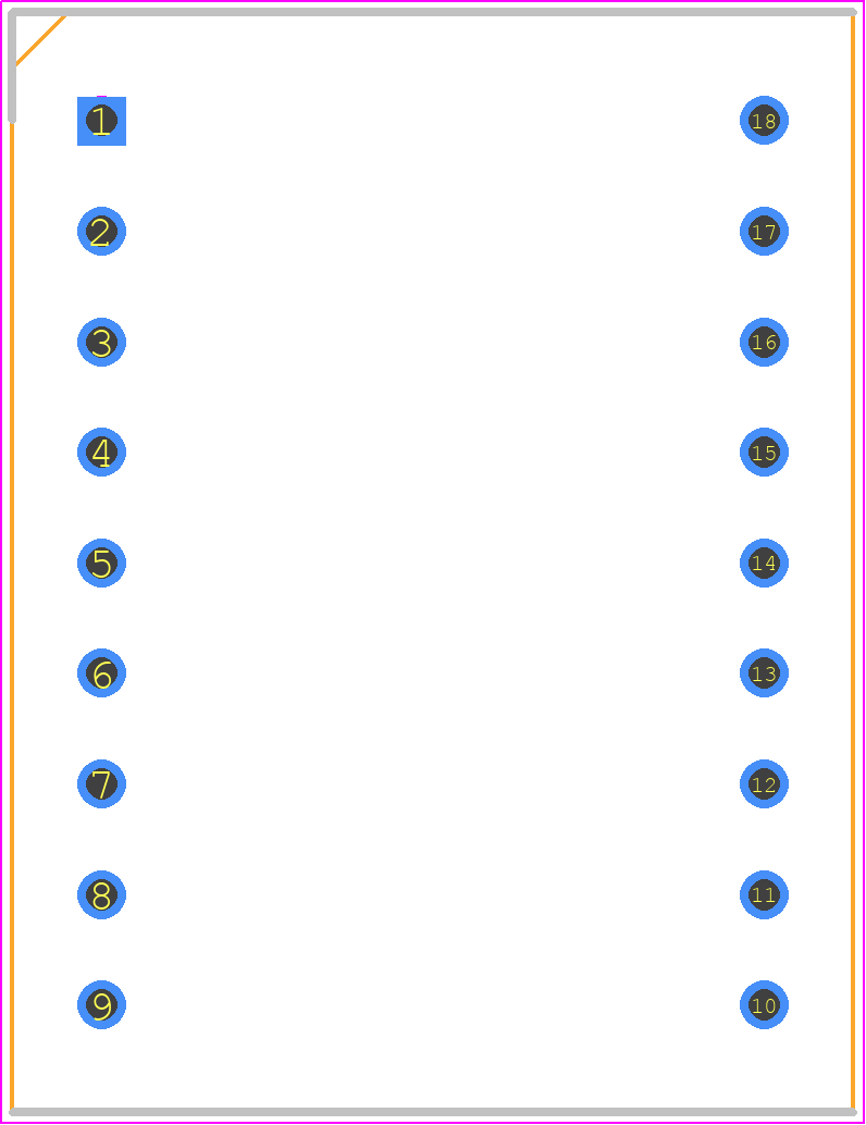 LA5672-11-M1 - Ledtech PCB footprint - Dual-In-Line Sockets - Dual-In-Line Sockets - LA5672-11-M1