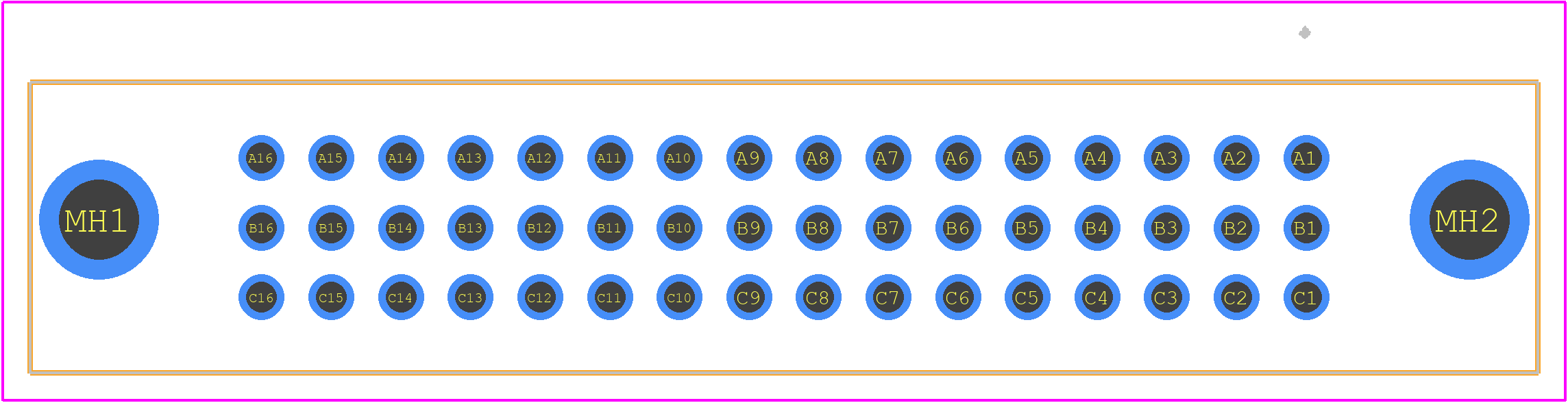 254895 - TE Connectivity PCB footprint - Other - Other - 254895-2