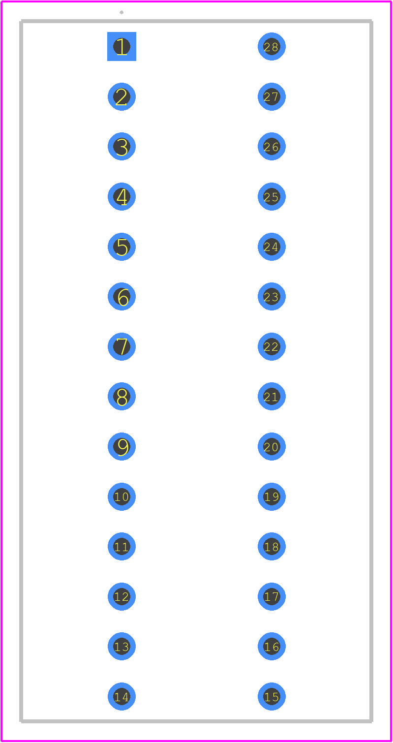 1107254-28 - ARIES PCB footprint - Other - Other - 1107254-28-2