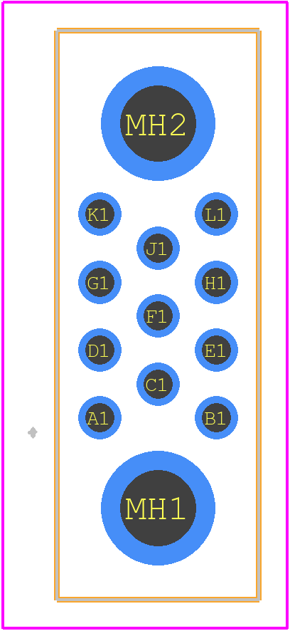 SGM11MDS4T0000 - Positronic PCB footprint - Other - Other - SGM11MDS4T0000-2