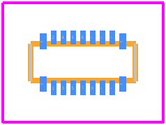 505417-1410 - Molex PCB footprint - Other - Other - 505417-1410-1