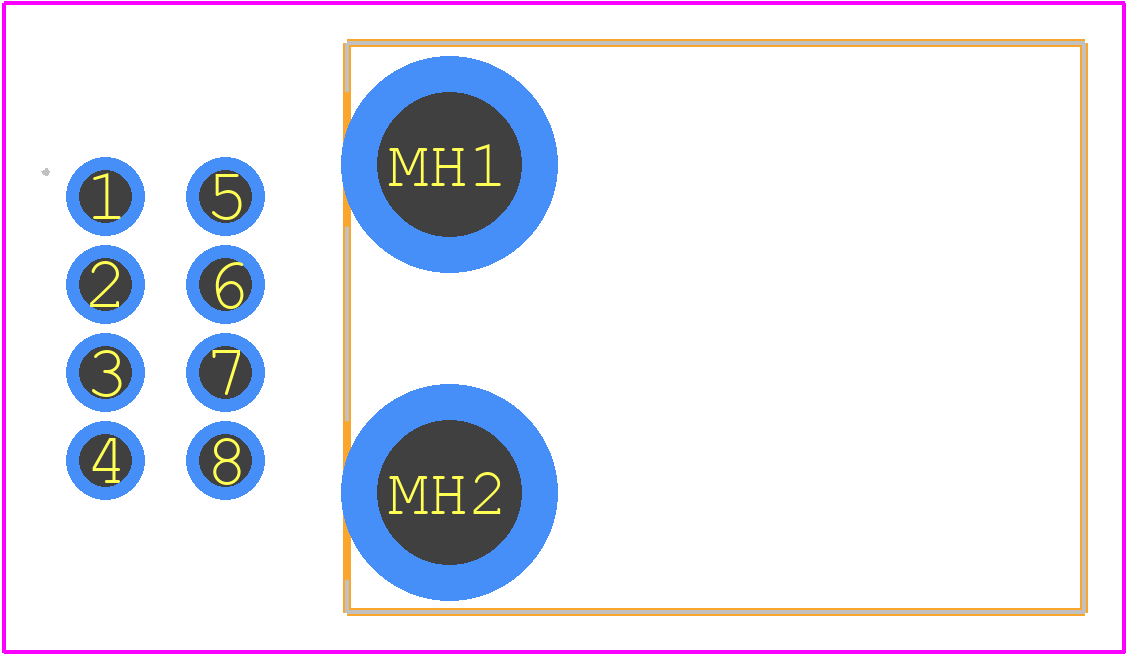1376350-1 - TE Connectivity PCB footprint - Other - Other - 1376350-1-2