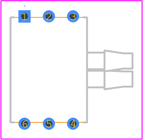 ABPDRRN060MGSA5 - Honeywell PCB footprint - Other - Other - ABPDRRN060MGSA5-1