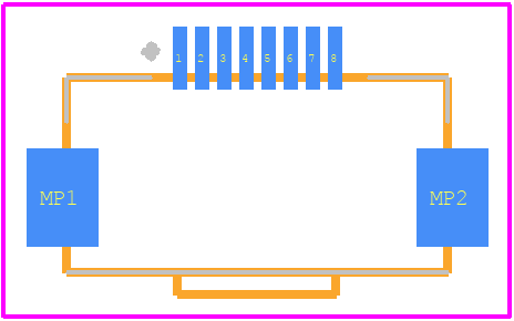 0528920833 - Molex PCB footprint - Other - Other - 0528920833-1