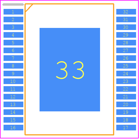 MC10XS3425EK - NXP PCB footprint - Small Outline Packages - Small Outline Packages - MC10XS3425EK+-