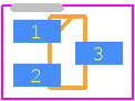 ISA1989AU1 - ISAHAYA ELECTRONICS CORPORATION PCB footprint - SOT23 (3-Pin) - SOT23 (3-Pin) - SC-75A+-