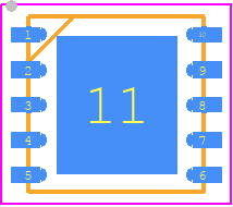 MP1917AGR-P - Monolithic Power Systems (MPS) PCB footprint - Small Outline No-lead - Small Outline No-lead - MP1917AGR-P_2022
