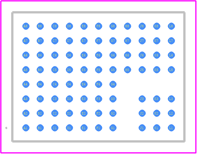 LTM8052AIV#PBF - Analog Devices PCB footprint - Other - Other - LGA Package 81-Lead (15mm × 11.25mm × 2.82mm) (Reference LTC DWG # 05-08-1868 Rev A)