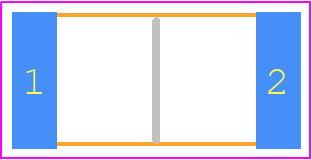 CRGCQ2512J47K - TE Connectivity PCB footprint - Resistor Chip - Resistor Chip - CRGCQ2512J4K7