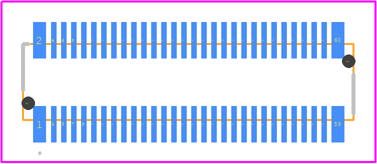 WR-60SB-VFH05-N1 - JAE PCB footprint - Other - Other - WR-60SB-VFH05-N1-1