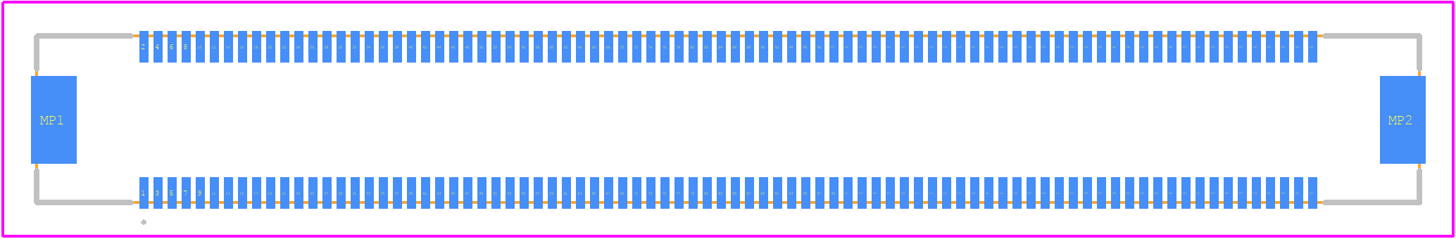 FX10B-168P-SV(71) - Hirose PCB footprint - Other - Other - FX10B-168P-SV(71)-3