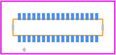 WP7-P030VA1 - JAE PCB footprint - Other - Other - WP7-P030VA1-1