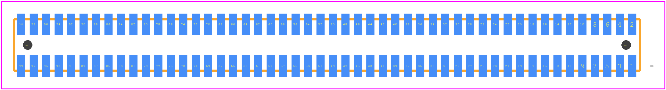 MLE-150-01-G-DV-A-P-TR - SAMTEC PCB footprint - Other - Other - MLE-150-01-G-DV-A-P-TR-1