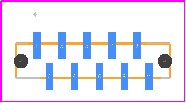 FC1-10-01-T-LC - SAMTEC PCB footprint - Other - Other - FC1-10-01-T-LC-2
