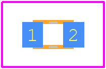 VC080514C300D - Kyocera AVX PCB footprint - Other - Other - VC080514C300D-4