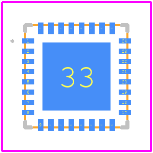 QPC3025TR13 - Qorvo PCB footprint - Other - Other - 32 Pin 5 mm x 5 mm leadless SMT Package_2024