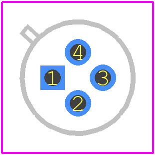 2N3824 - InterFET PCB footprint - Other - Other - TO-72_2022