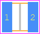 SQCB7M100JATME - Kyocera AVX PCB footprint - Capacitor Chip Non-polarised - Capacitor Chip Non-polarised - SQCB