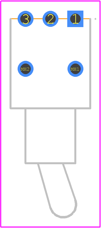 T101MHABE - LITTELFUSE PCB footprint - Other - Other - T101MHABE-1