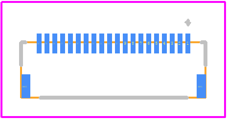 TF13BSA-20S-0.4SH(800) - Hirose PCB footprint - Other - Other - TF13BSA-20S-0.4SH(800)-1