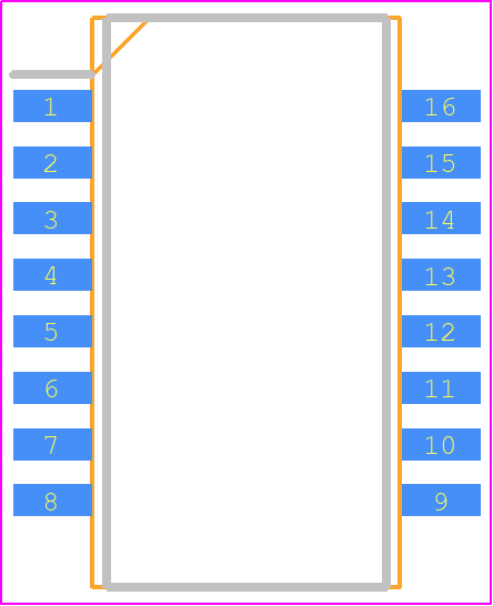 SM91071AL-E - Bourns PCB footprint - Small Outline Packages - Small Outline Packages - SM91071AL-E