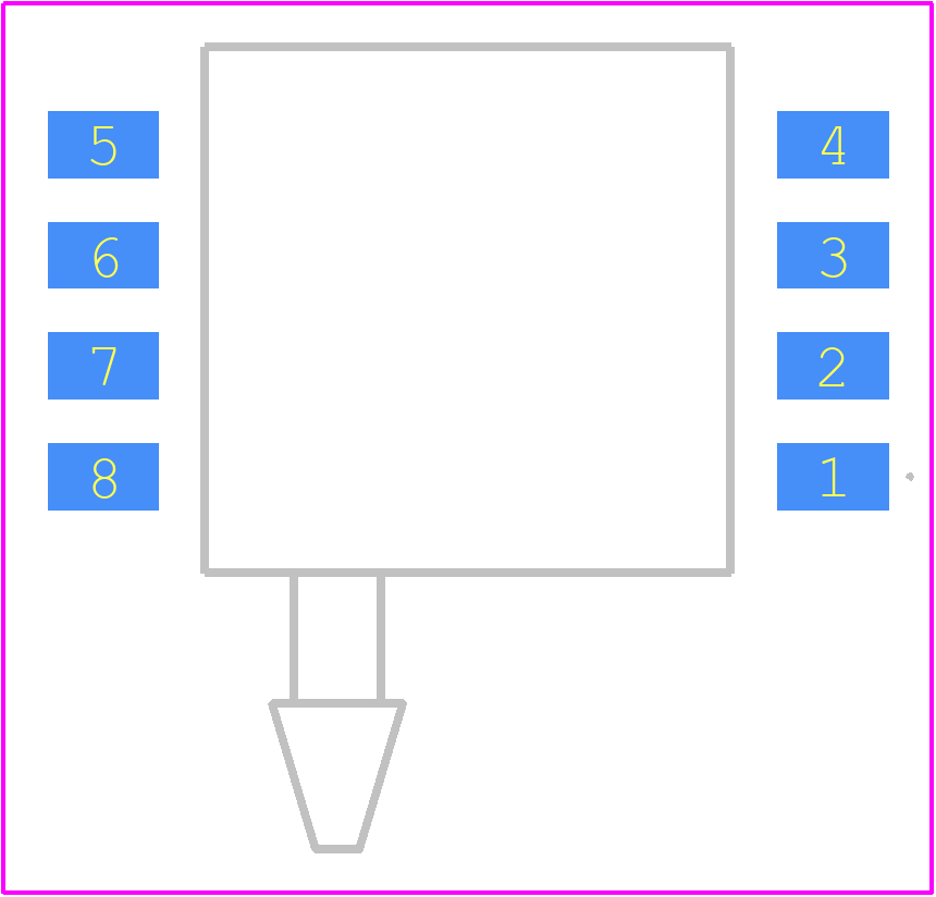 MPXV7007GPT1 - Nexperia PCB footprint - Other - Other - SOT1693-3, 8 Lead SOP