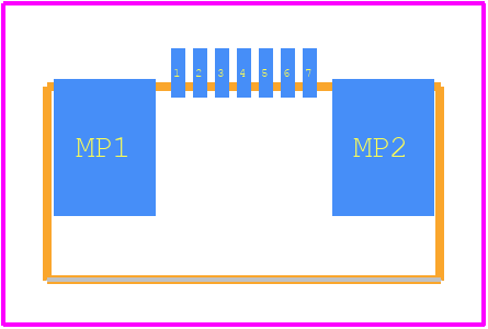 1734839-7 - TE Connectivity PCB footprint - Other - Other - 1734839-7-1