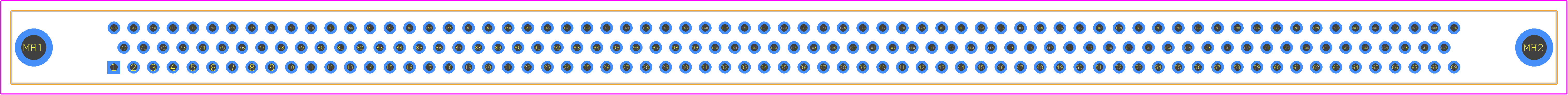 RM312-206-121-5500 - Molex PCB footprint - Other - Other - RM312-206-121-5500-1
