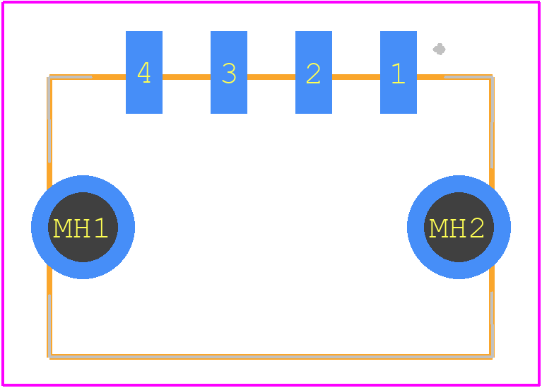 0436500410 - Molex PCB footprint - Other - Other - 0436500410-2
