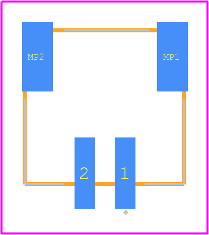 S2B-PH-SM4-TB(LF)(SN) - JST (JAPAN SOLDERLESS TERMINALS) PCB footprint - Other - Other - S2B-PH-SM4-TB(LF)(SN)-2