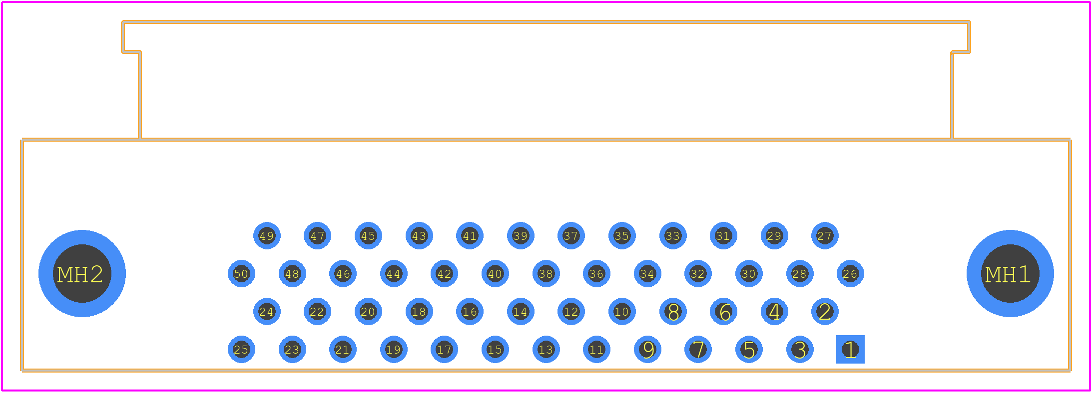 PCR-E50LMDA+ - HTK PCB footprint - Other - Other - PCR-E50LMDA+-1