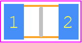 C1206C154F3JACT500 - KEMET PCB footprint - Capacitor Chip Non-polarised - Capacitor Chip Non-polarised - C1206C (1.35mm T)