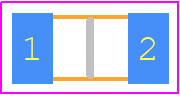 APC1206B1K00N - Arcol PCB footprint - Resistor Chip - Resistor Chip - APC1206