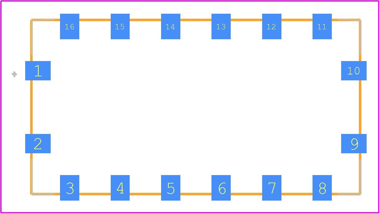 BPF-V1000+ - Mini-Circuits PCB footprint - Other - Other - BPF-V1000+-1