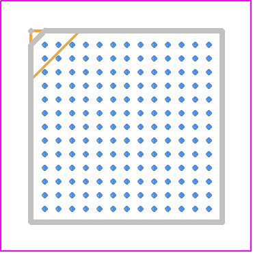 STM32H7A3AII6Q - STMicroelectronics PCB footprint - BGA - BGA - . UFBGA169 - Mechanical data