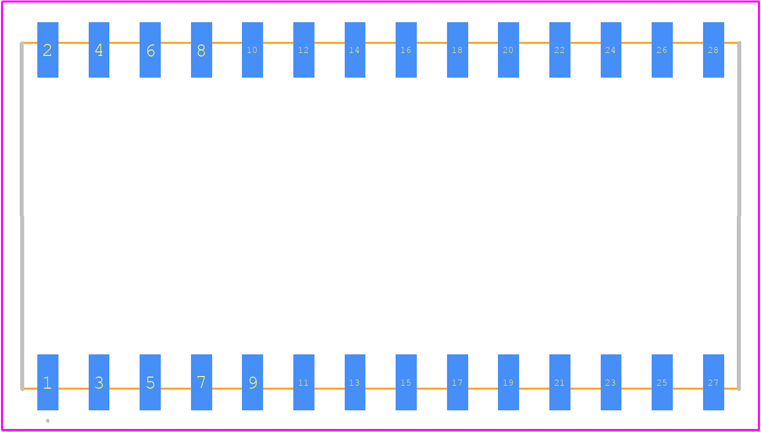 ICF-628-T-O-TR - SAMTEC PCB footprint - Other - Other - ICF-628-T-O-TR-2