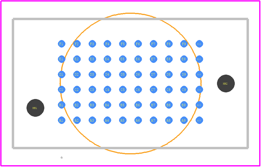 LPAM-10-01.0-L-06-2-K-TR - SAMTEC PCB footprint - Other - Other - LPAM-10-01.0-L-06-2-K-TR-4