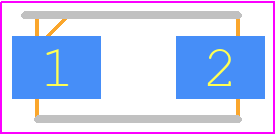 P4SMA39A - LITTELFUSE PCB footprint - Diodes Moulded - Diodes Moulded - DO-214AC (SMA)+