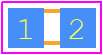 C0603X162K3JACAUTO - KEMET PCB footprint - Capacitor Chip Non-polarised - Capacitor Chip Non-polarised - 0603 (0.87T)