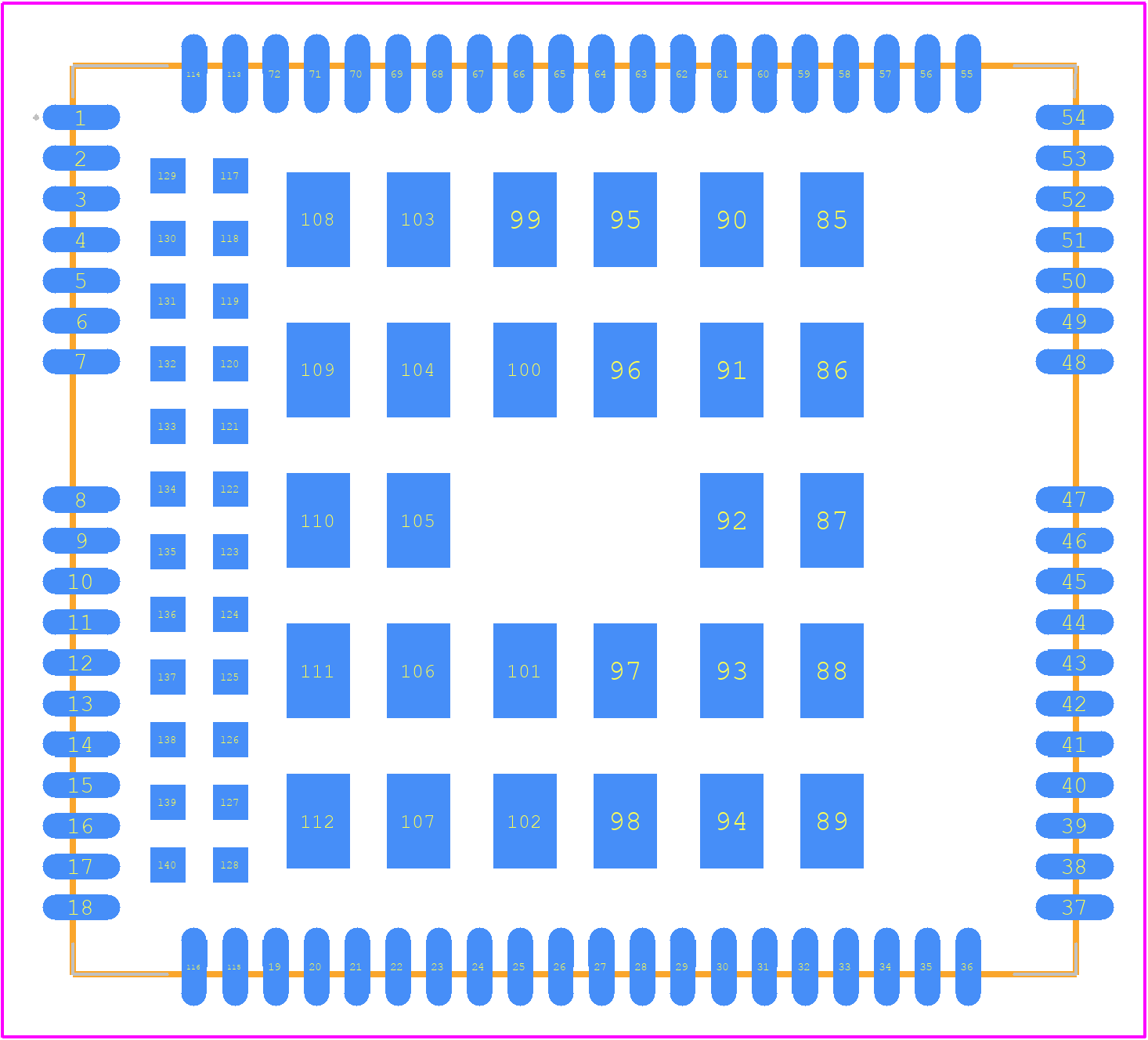 EC20EATEA-256-STD - Quectel PCB footprint - Other - Other - EC20EATEA-256-STD