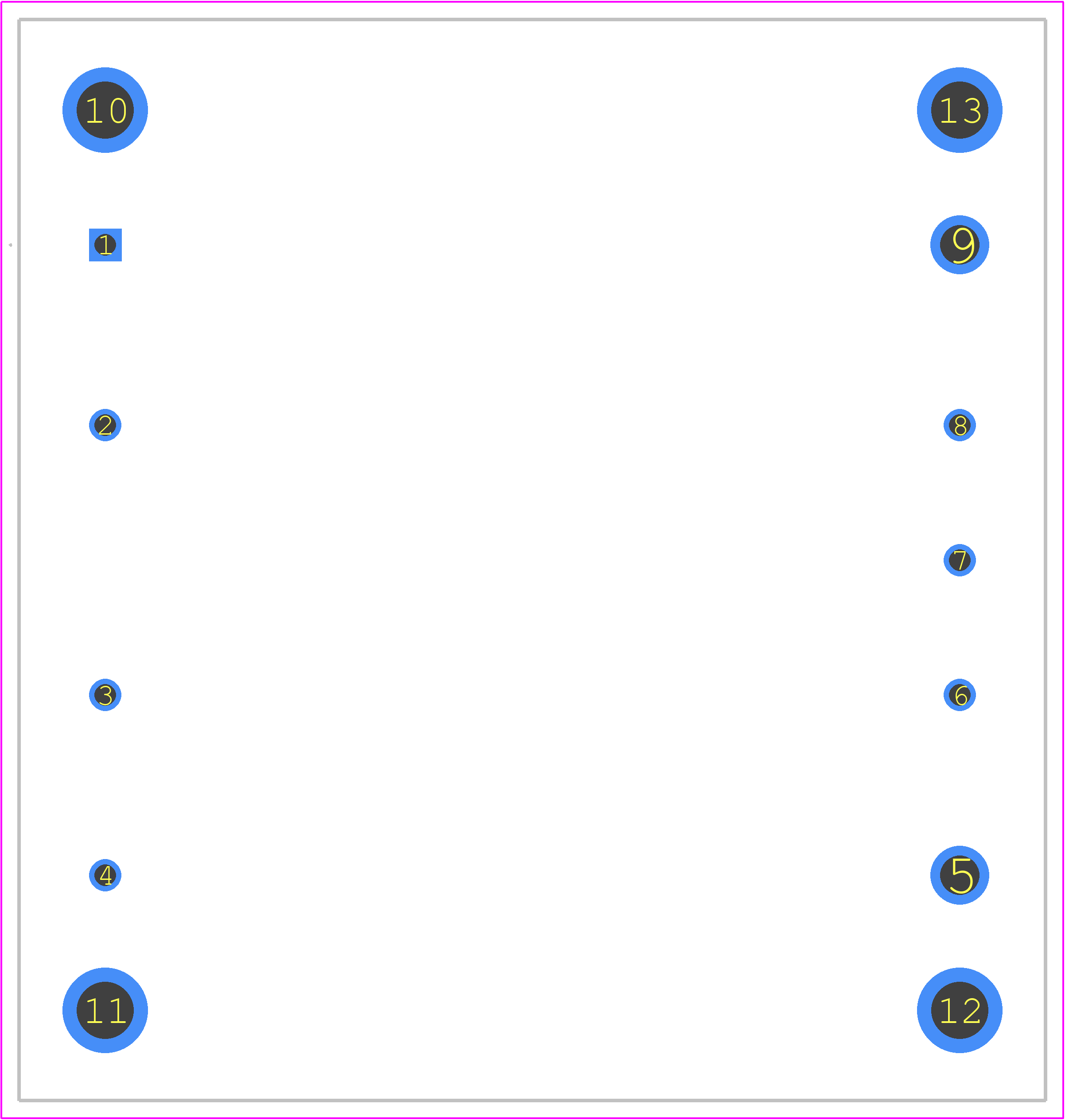 VHB100W-Q24-S12 - CUI Inc. PCB footprint - Other - Other - 9-DIP Module