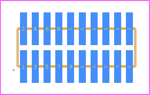 FTM-110-02-L-DV - SAMTEC PCB footprint - Other - Other - FTM-110-XX-Y-DV
