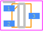 SB10015M-TL-W - onsemi PCB footprint - SOT23 (3-Pin) - SOT23 (3-Pin) - SB10015M-TL-W+--+