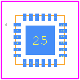 MAXM17633AMG+ - Analog Devices PCB footprint - Other - Other - M244A4+1_2026
