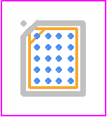 NVT4857UK - NXP PCB footprint - BGA - BGA - WLCSP-20