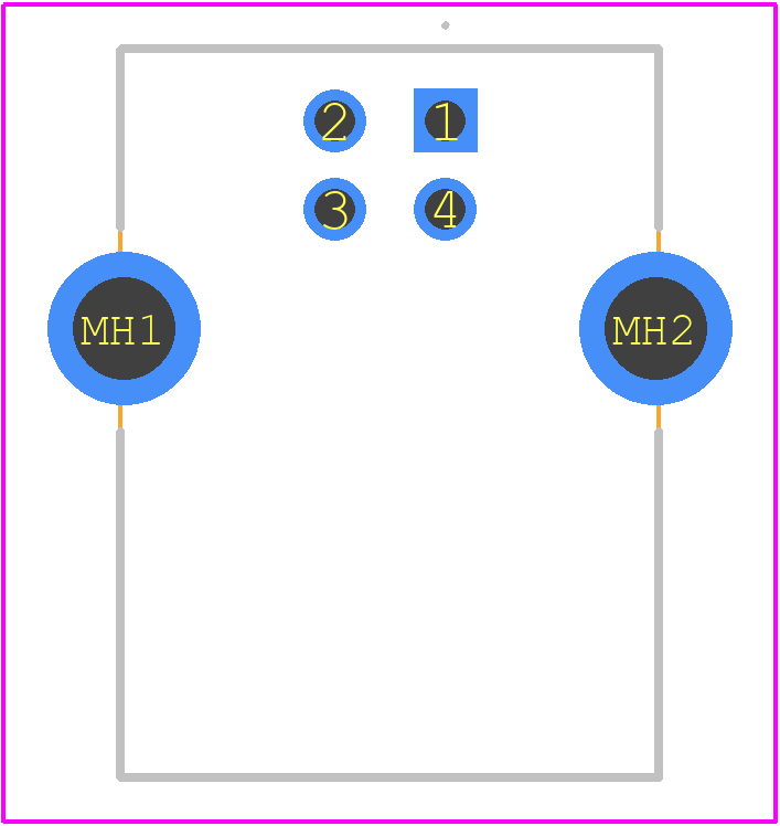 UJ2-BH-2-TH - Same Sky PCB footprint - Other - Other - UJ2-BH-2-TH-1