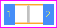 RH73H2B30MMTN - TE Connectivity PCB footprint - Resistor Chip - Resistor Chip - RH73H 2B