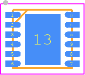 PLM63625DQB1DRRQ1 - Texas Instruments PCB footprint - Small Outline No-lead - Small Outline No-lead - DRR0012A