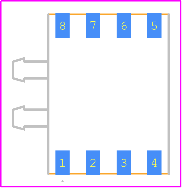 HSCMRRV001PD2A3 - Honeywell PCB footprint - Other - Other - SMT8_2024