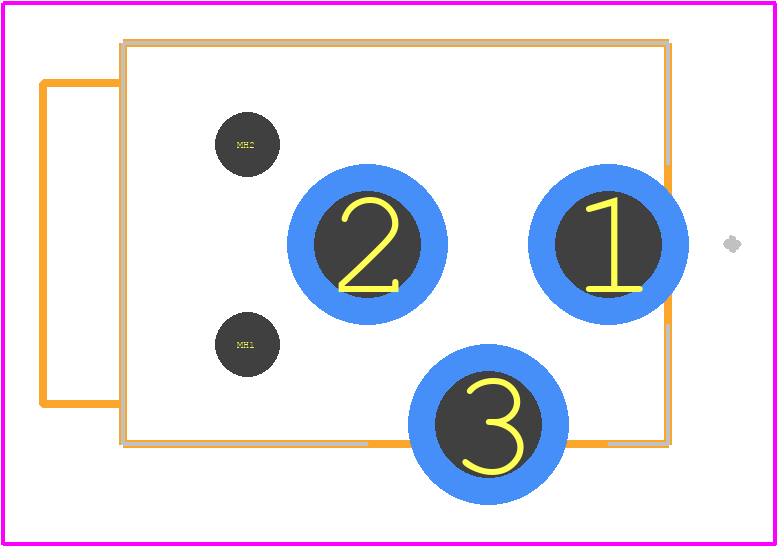 PJ-019 - Same Sky PCB footprint - Other - Other - PJ-019-3